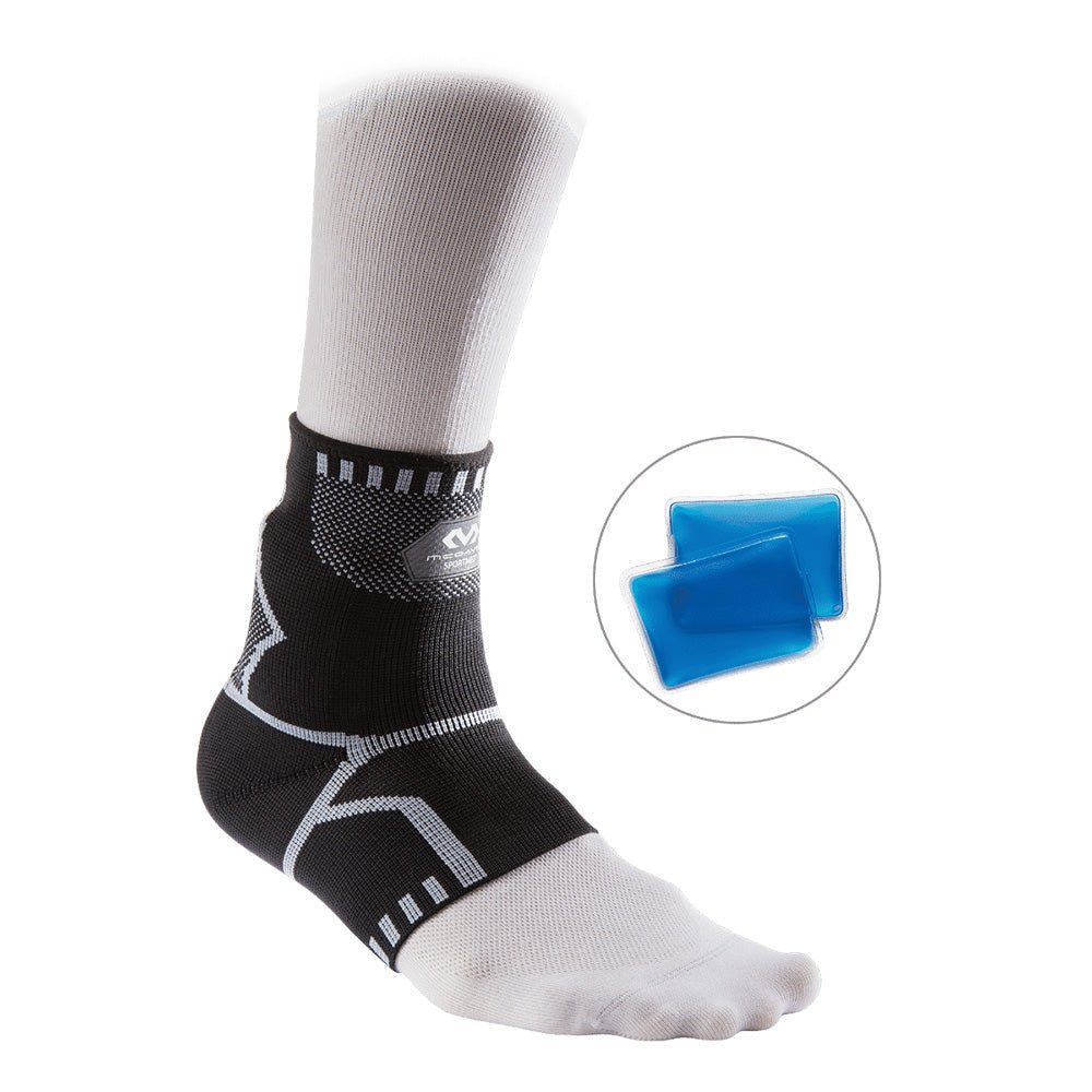 McDavid Ankle Recovery Sleeve Elastic with Cold Packs - Outlet [5142]