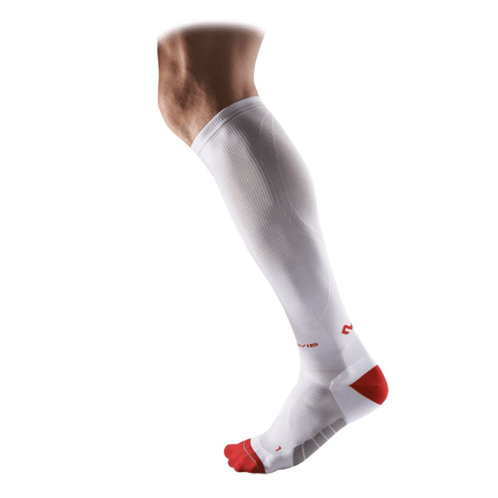 mcdavid chaussettes compression running blanches 8832