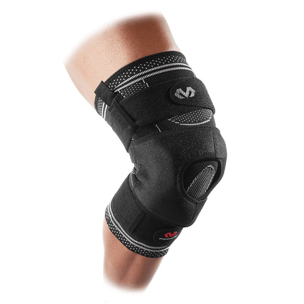 McDavid Elite Engineered Elastic™ Knee Brace with Dual Wrap And Hinges - Outlet [5149]