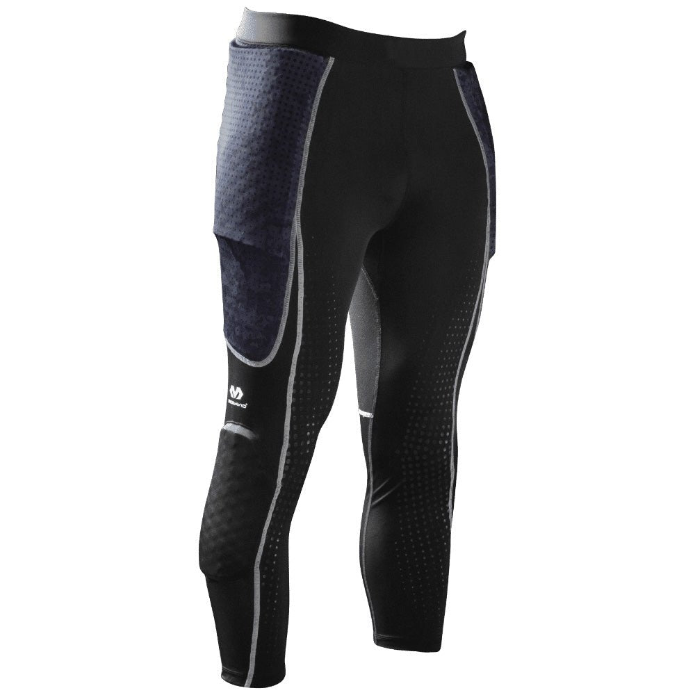 McDavid Sport Compression 3/4 Tight Athletic Pants, Black, Adult X-Large