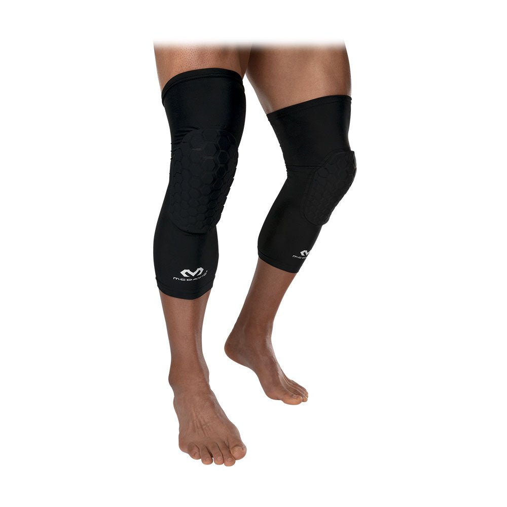 McDavid Elite Hex Leg Sleeves Black Pair - 6448-BK-XL Kneepads