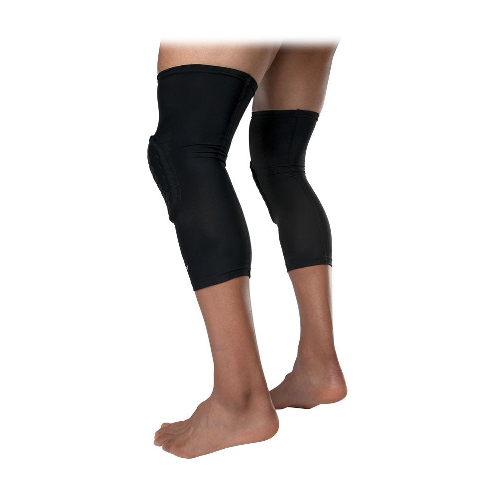 McDavid 6446 Genouillères Hex Pads – Protection Genoux Basketball, Compression Légère, Noir, Taille M